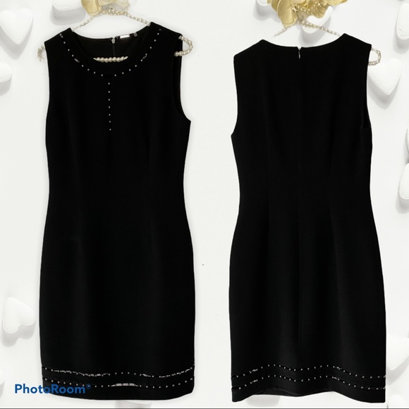 Elie Tahari Dresses & Skirts - Ellie Tahari Little Black Dress LBD Midi Sheath